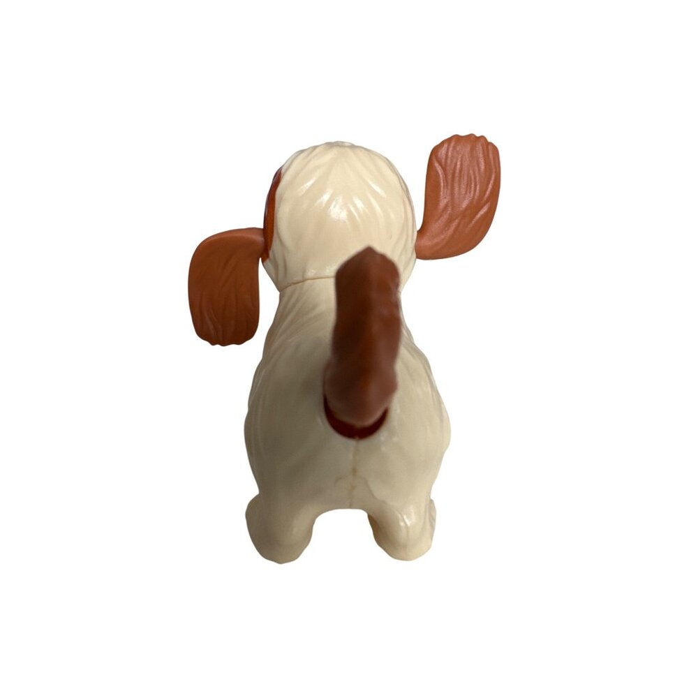 Barbie Swim Puppy Dog Vintage 1990s Plastic Figurine Brown Tan Ears Move Vintage - Picture 6 of 10